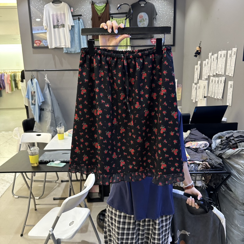 CREDITO東大門實拍韓國女裝新款熱賣26春夏職業半身裙中短裙CREDITO半身裙/中短裙圖色2