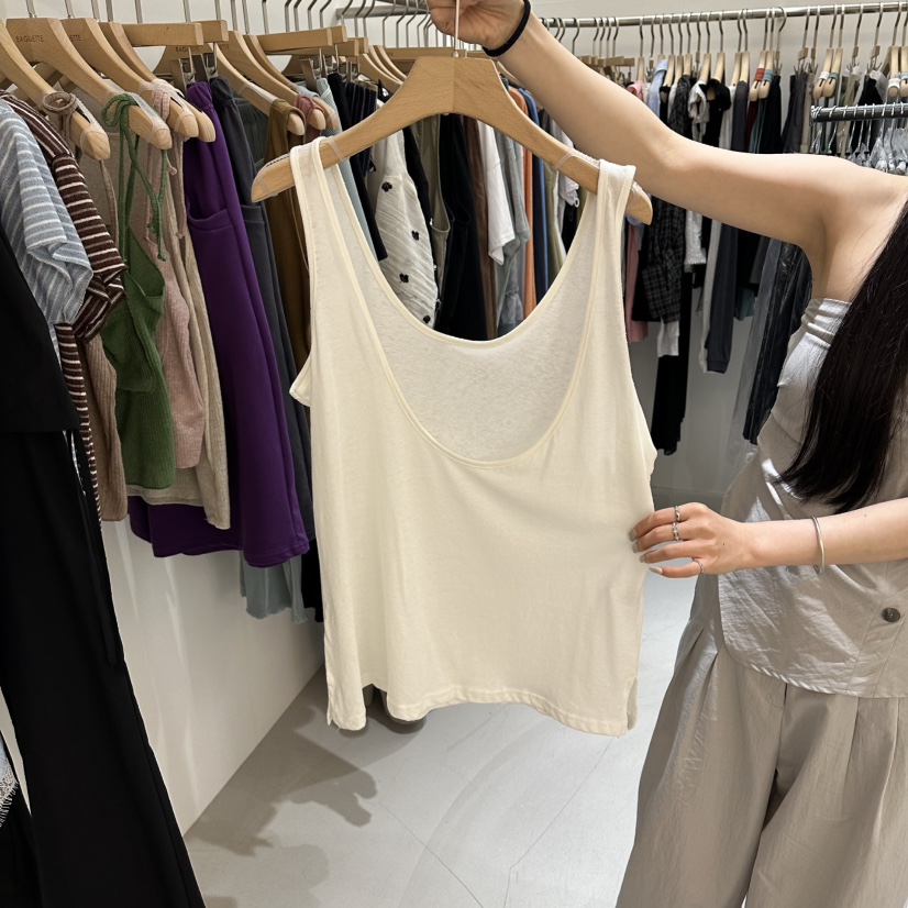 BAGUETTE-P韓國直郵女士新品熱賣職業26春夏人氣吊帶背心BAGUETTE-P吊帶/背心