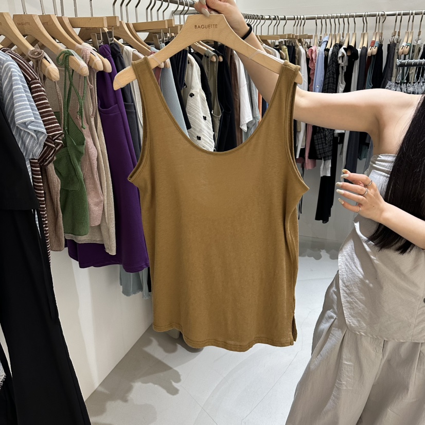 BAGUETTE-P韓國直郵女士新品熱賣職業26春夏人氣吊帶背心BAGUETTE-P吊帶/背心圖色2