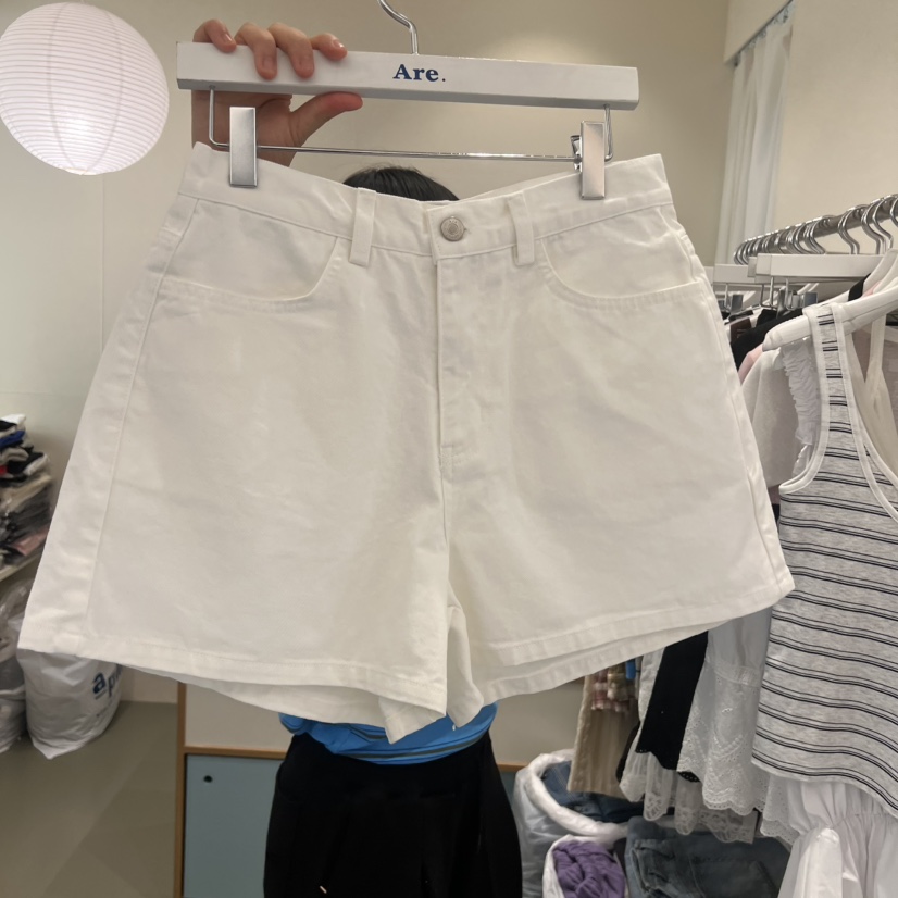 ARE韓國代購女裝新款26夏季人氣時尚休閑26春夏熱賣短褲口袋ARE YOU/ARE短褲圖色1