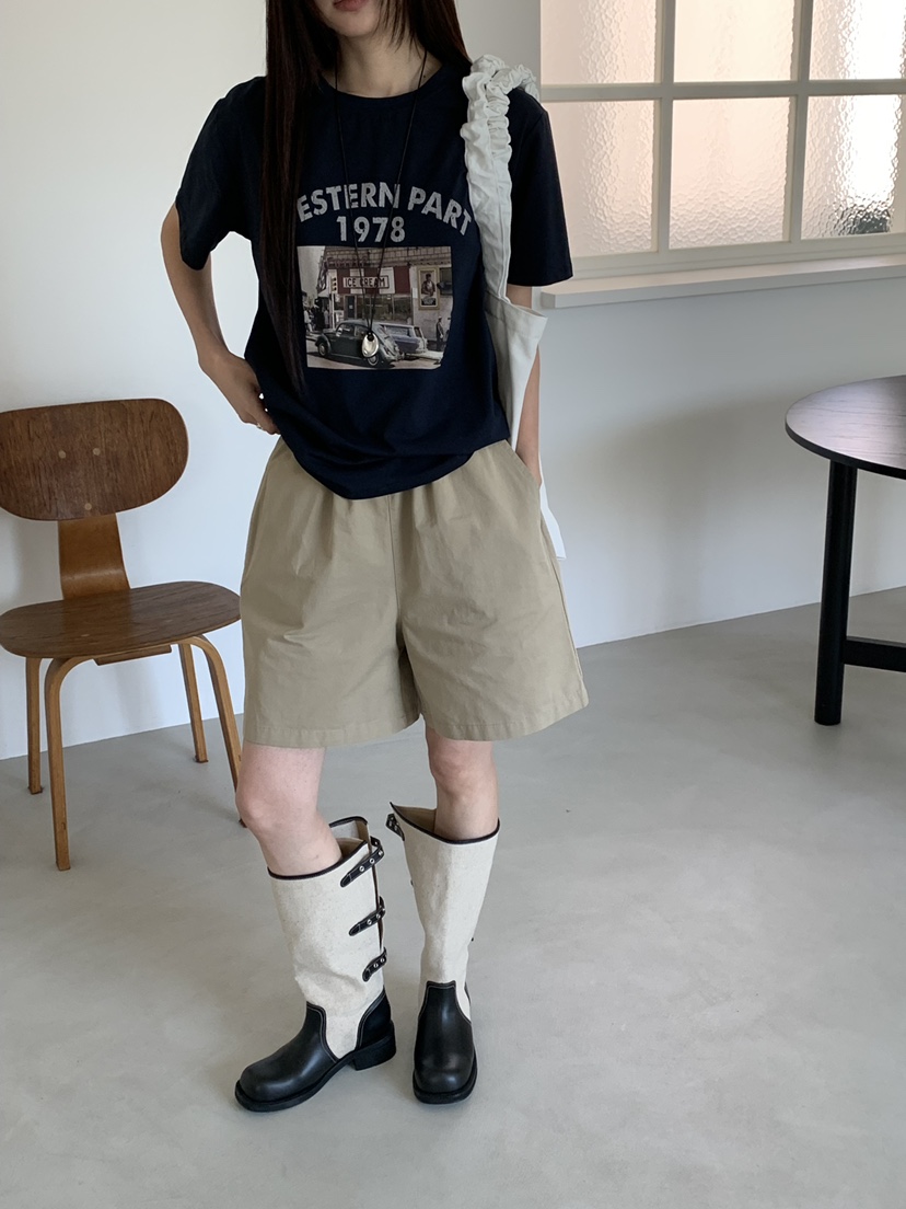 RIVER RAIN東大門實拍韓國女裝新款時尚推薦26春夏人氣短褲RIVER RAIN短褲