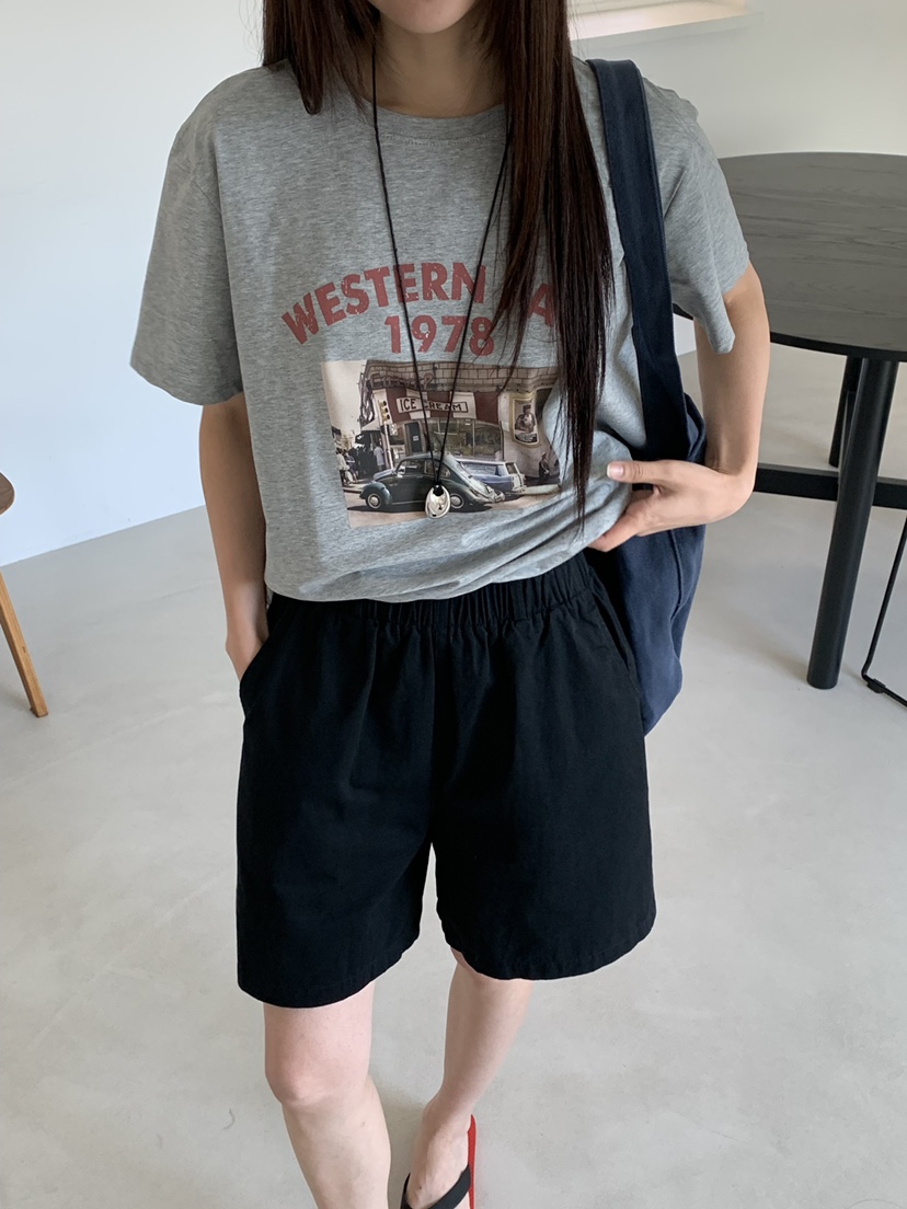 RIVER RAIN東大門實拍韓國女裝新款時尚推薦26春夏人氣短褲RIVER RAIN短褲
