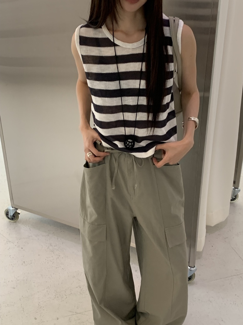 RIVER RAIN東大門實拍韓國女裝新品人氣推薦熱賣吊帶背心RIVER RAIN吊帶/背心