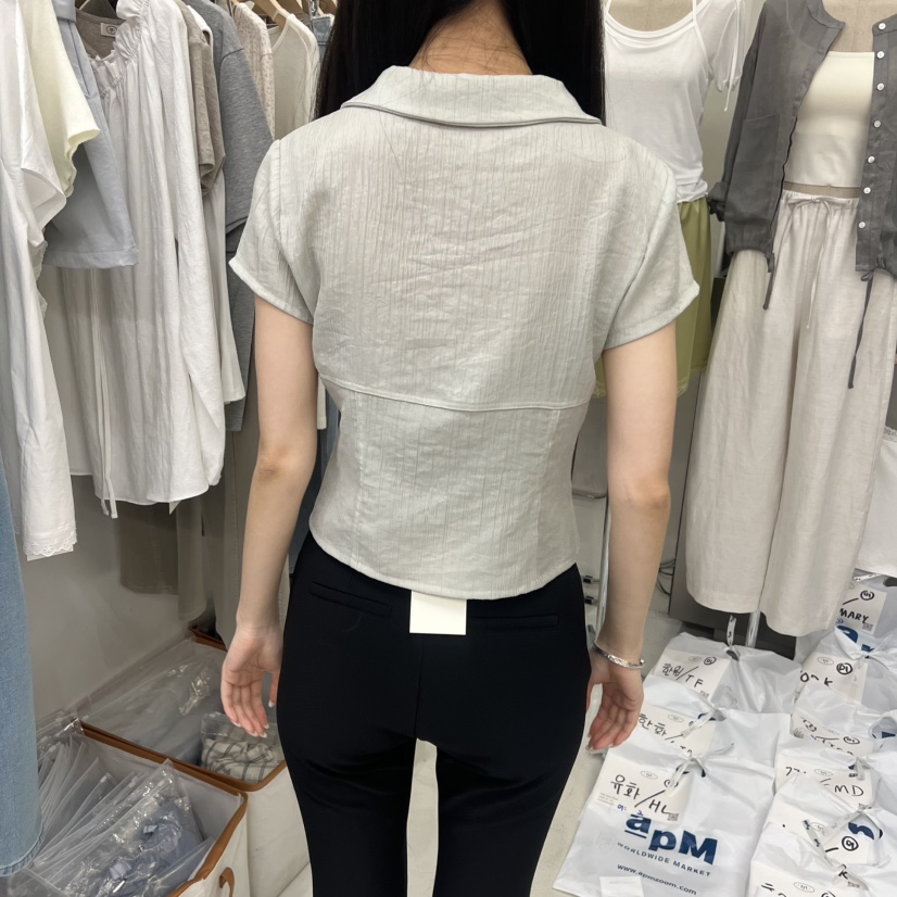 TAKE YOUE TIME韓國直郵女裝新品人氣推薦休閑襯衫蕾絲衫LTAKE YOUE TIME襯衫/蕾絲衫