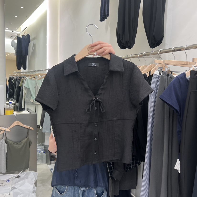 TAKE YOUE TIME韓國直郵女裝新品人氣推薦休閑襯衫蕾絲衫LTAKE YOUE TIME襯衫/蕾絲衫圖色1