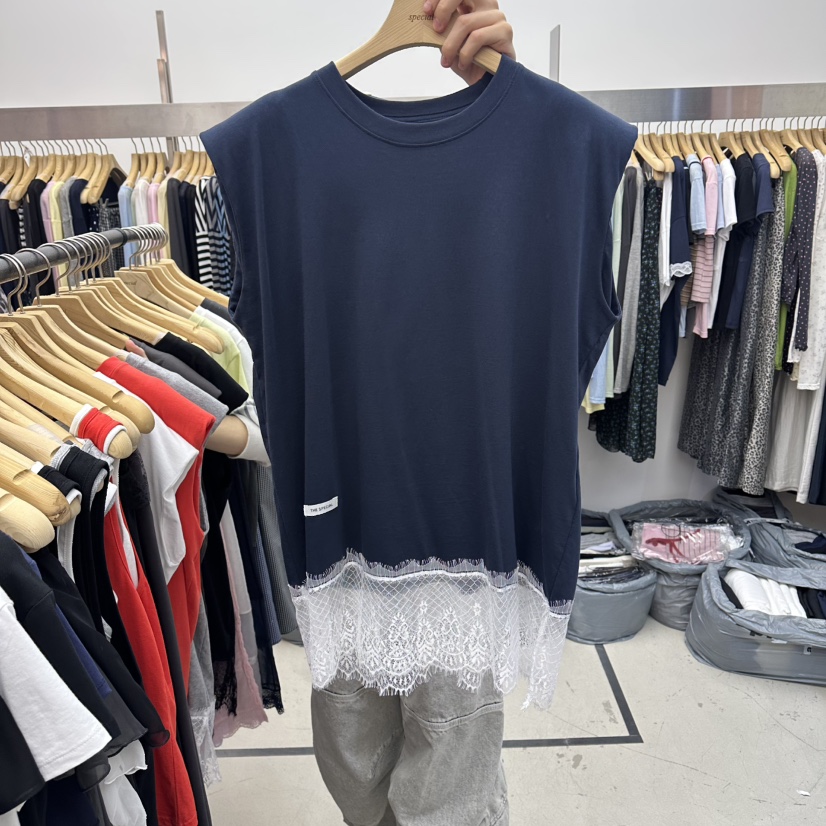 SPECIAL韓國東大門直郵女裝新品時尚人氣推薦職業吊帶背心SPECIAL吊帶/背心圖色4深藍色