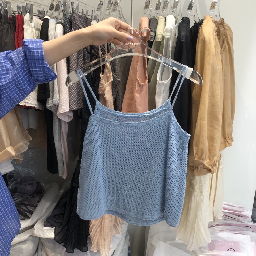 RIVEROOM韓國東大門直郵女裝新品26夏季時尚26春夏吊帶背心RIVEROOM吊帶/背心