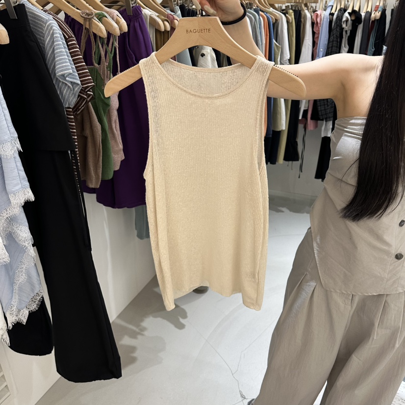 BAGUETTE-P韓國東大門代購女裝新款熱賣推薦26春夏吊帶背心BAGUETTE-P吊帶/背心圖色1