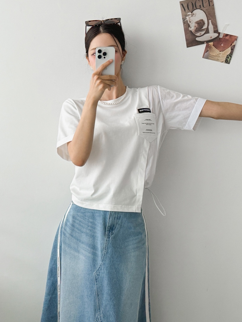 IAAN韓國直郵女士新款時尚人氣職業26夏季推薦熱賣休閑T恤iaAnT恤