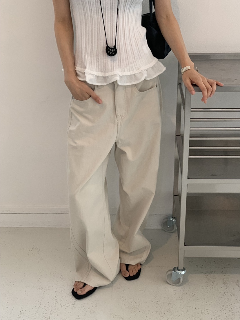 RIVER RAIN韓國直郵女裝新款職業26夏季時尚26春夏休閑褲RIVER RAIN休閑褲