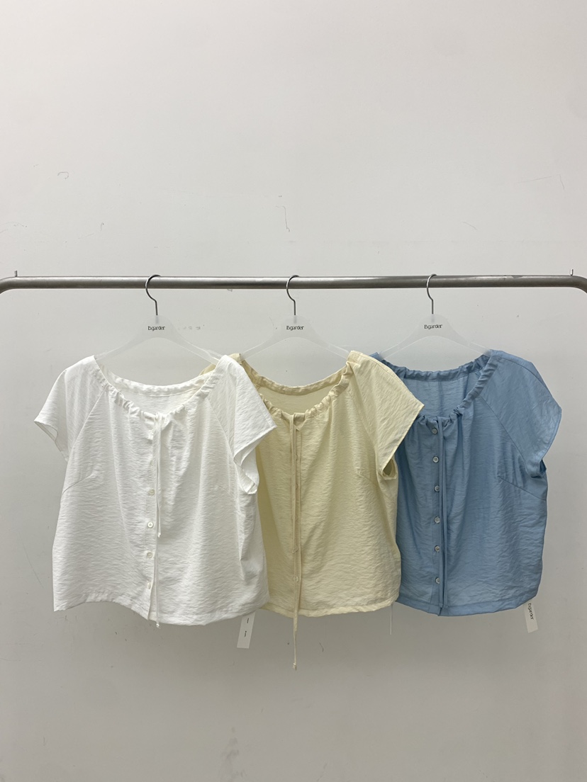 B_GARDER韓國東大門代購女士新款時尚26夏季26春夏襯衫蕾絲衫B.GARDER襯衫/蕾絲衫