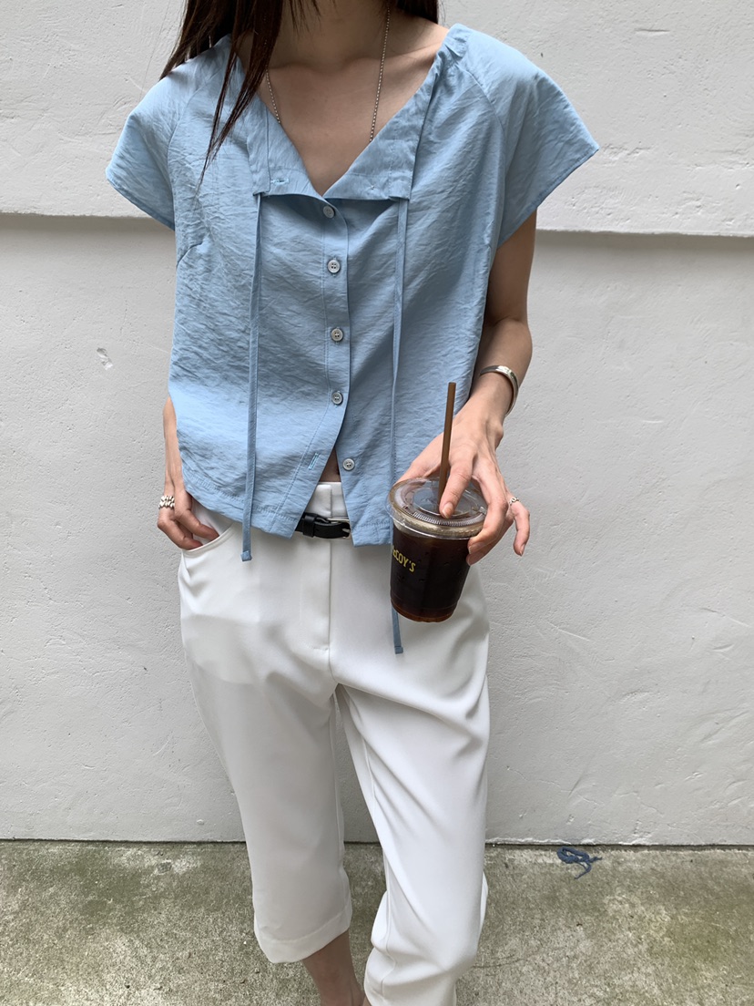 B_GARDER韓國東大門代購女士新款時尚26夏季26春夏襯衫蕾絲衫B.GARDER襯衫/蕾絲衫
