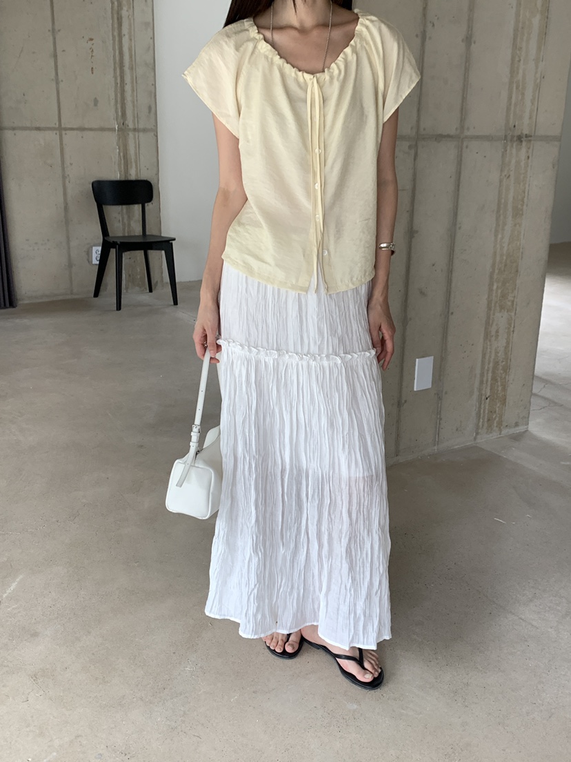B_GARDER韓國東大門代購女士新款時尚26夏季26春夏襯衫蕾絲衫B.GARDER襯衫/蕾絲衫