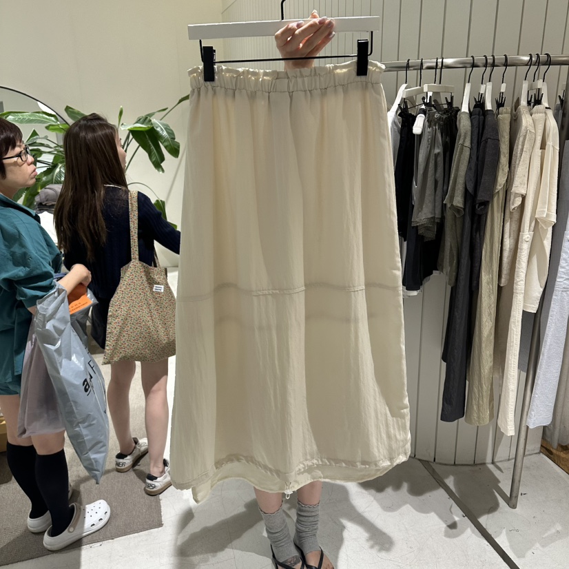 GRADE韓國東大門代購女士新品26夏季時尚職業推薦休閑長裙SGRADE長裙