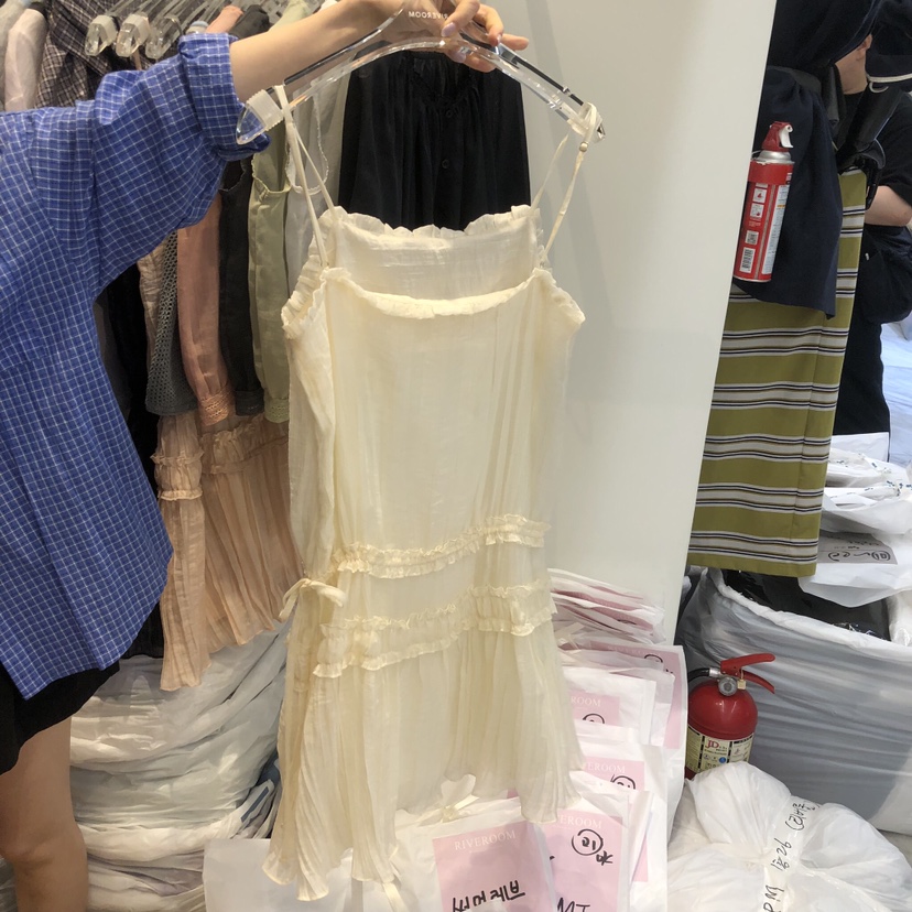 RIVEROOM東大門實拍韓國女士新款26春夏熱賣26夏季連衣裙RIVEROOM連衣裙