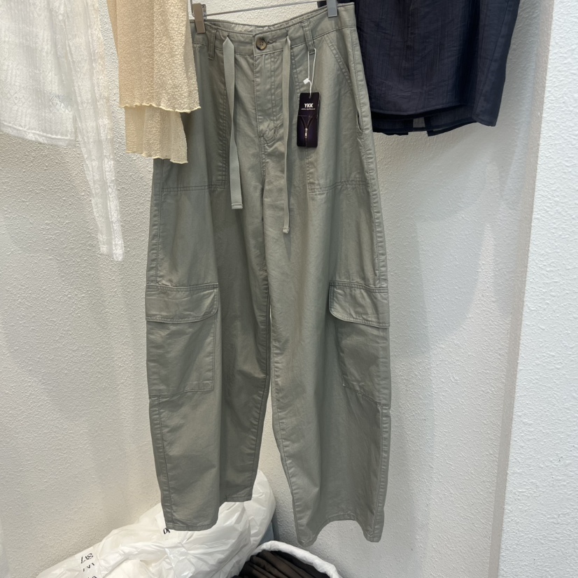 ALMOND PEPE韓國直郵女裝新品26春夏時尚26夏季休閑褲口袋ALMOND PEPE休閑褲圖色3