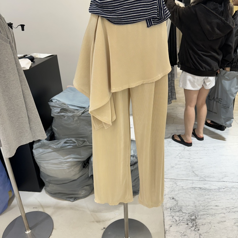 BAGUETTE-P韓國東大門代購女裝新品26夏季職業人氣裙褲褶裥BAGUETTE-P裙褲圖色1