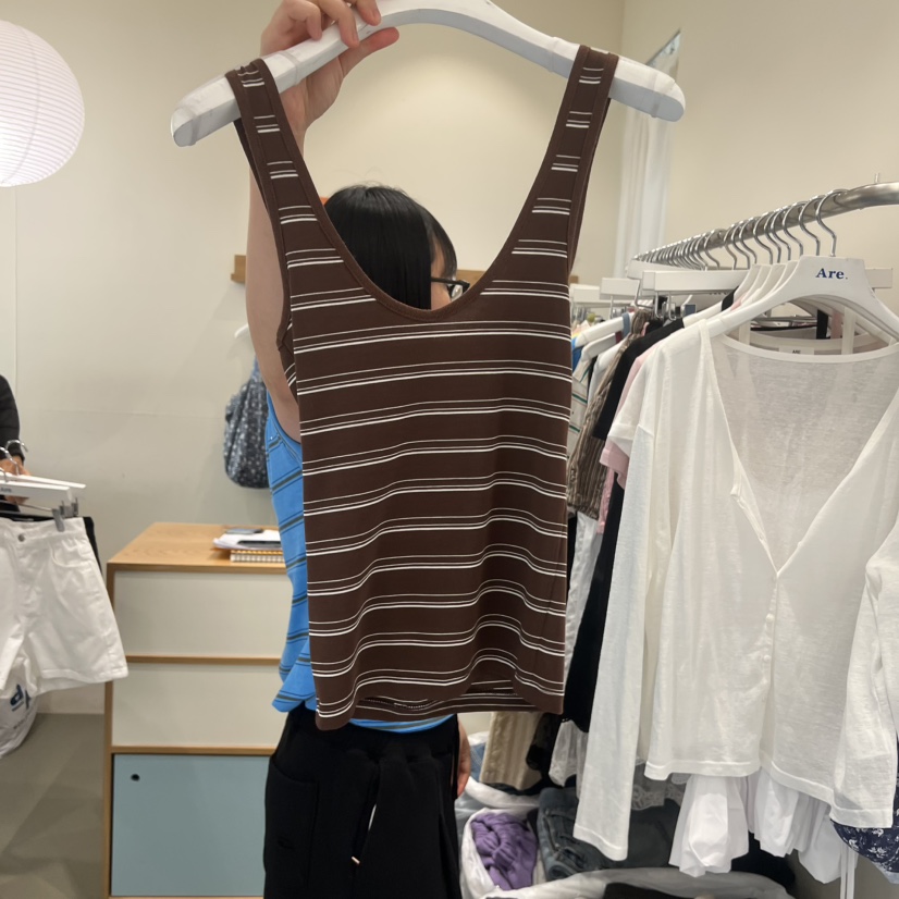 ARE東大門實拍韓國女裝新款26夏季人氣時尚熱賣休閑吊帶背心ARE YOU/ARE吊帶/背心圖色1