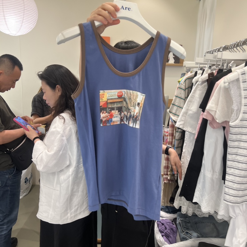 ARE韓國代購女裝新款人氣職業26夏季休閑推薦吊帶背心無袖SARE YOU/ARE吊帶/背心圖色2