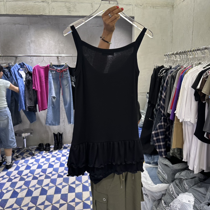 AMOUR韓國直郵實拍女士新品人氣26夏季熱賣推薦吊帶背心無袖AMOUR吊帶/背心