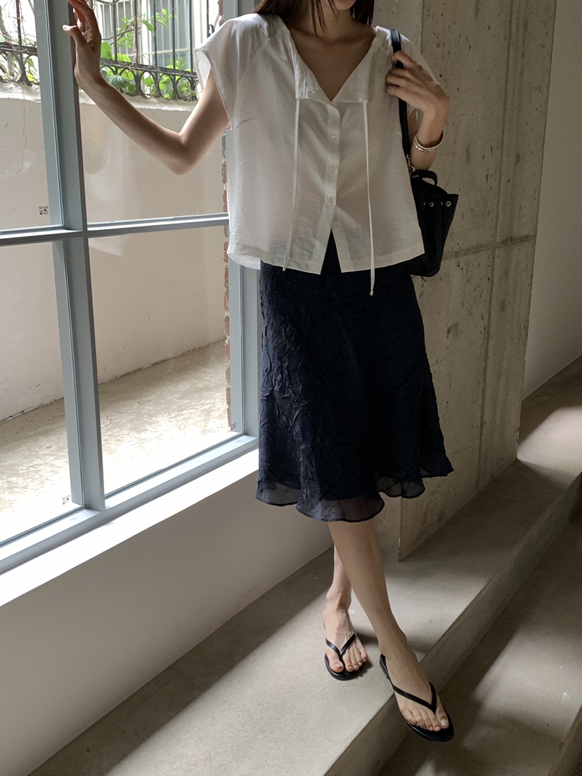 B_GARDER韓國東大門直郵女裝新款休閑26春夏半身裙中短裙B.GARDER半身裙/中短裙