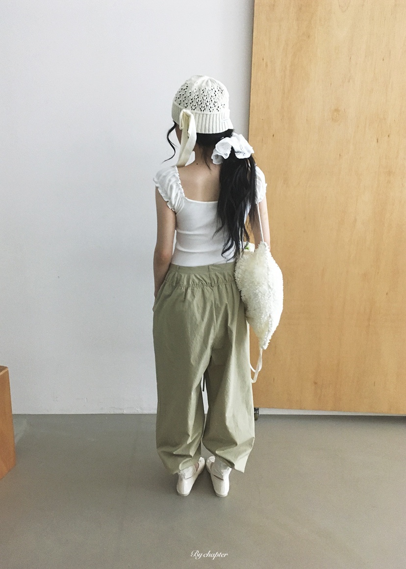 BY CHAPTER韓國直郵女裝新款26春夏人氣休閑職業休閑褲棉BY Chapter休閑褲