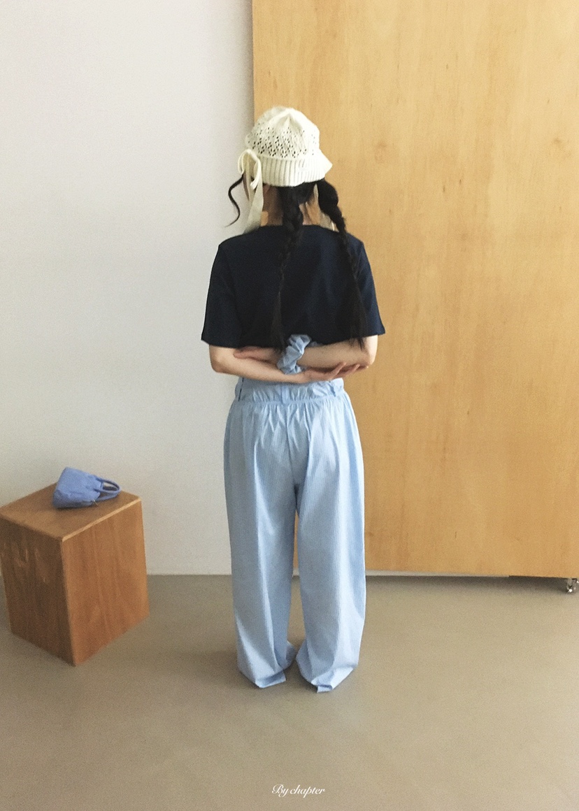 BY CHAPTER韓國直郵女裝新款26春夏人氣休閑職業休閑褲棉BY Chapter休閑褲