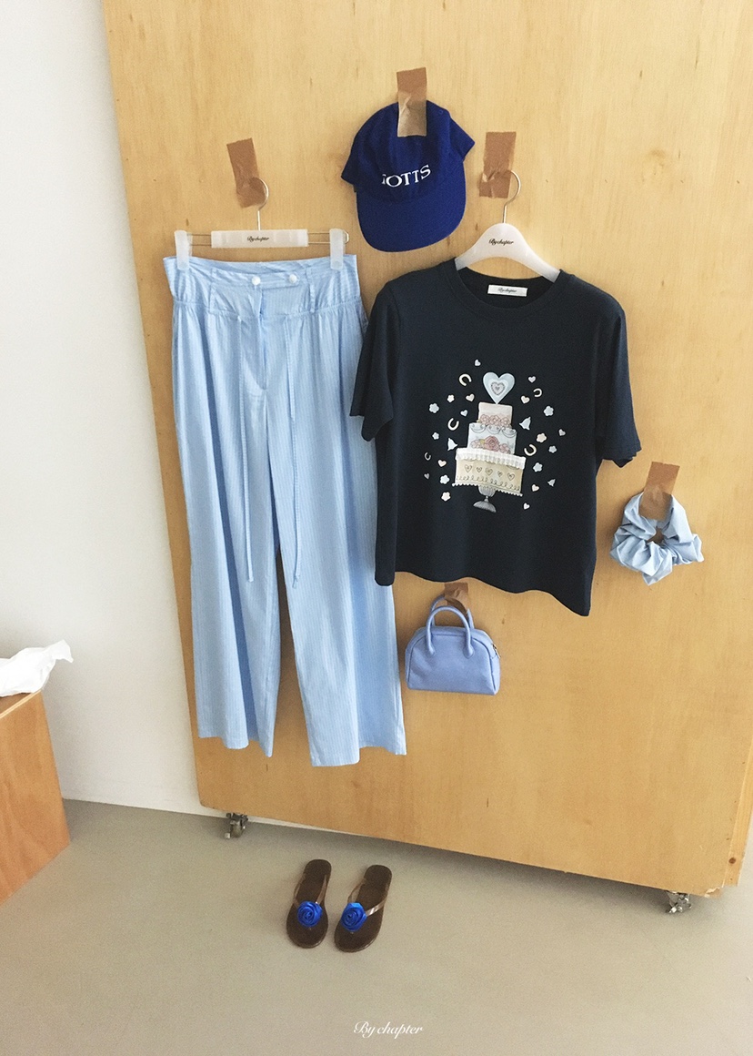 BY CHAPTER韓國直郵女裝新款26春夏人氣休閑職業休閑褲棉BY Chapter休閑褲