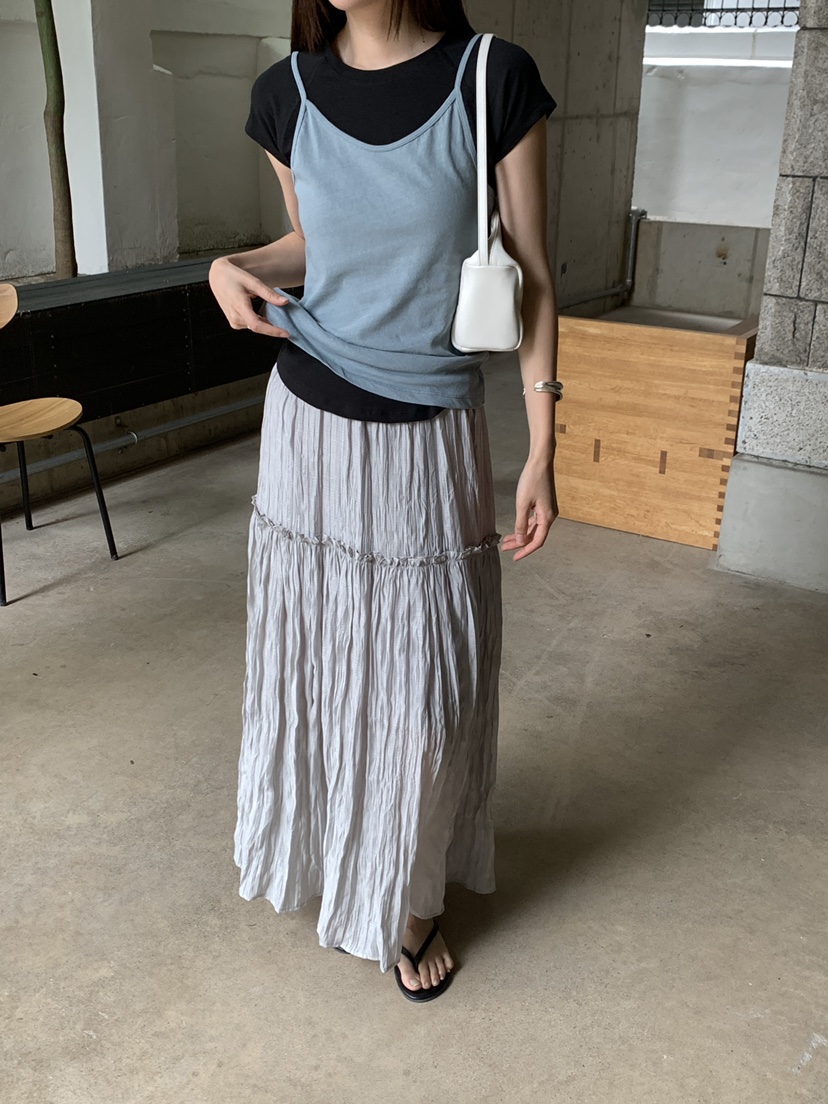 B_GARDER韓國直郵實拍女士新款休閑職業人氣熱賣推薦長裙B.GARDER長裙