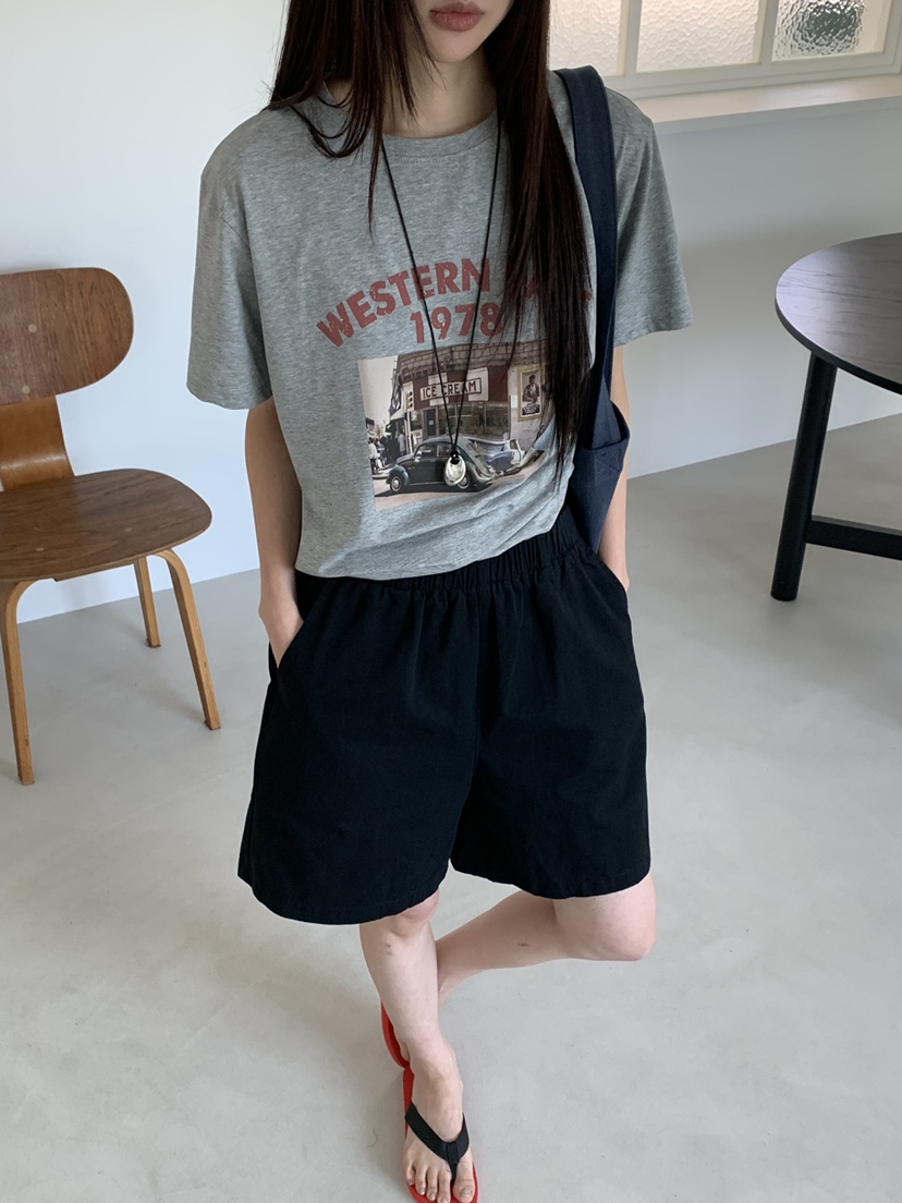 RIVER RAIN韓國東大門直郵女士新品人氣休閑熱賣推薦T恤RIVER RAINT恤