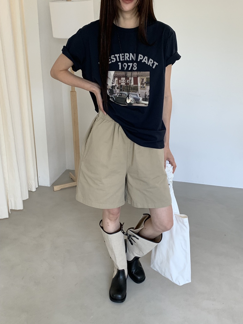 RIVER RAIN韓國東大門直郵女士新品人氣休閑熱賣推薦T恤RIVER RAINT恤