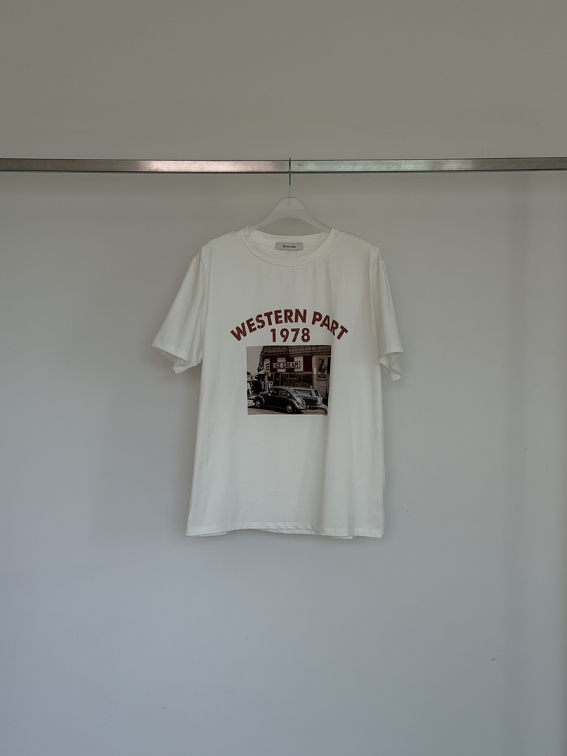 RIVER RAIN韓國東大門直郵女士新品人氣休閑熱賣推薦T恤RIVER RAINT恤圖色1