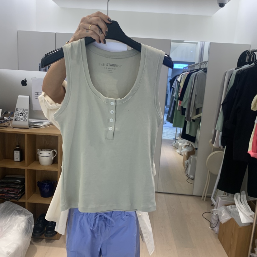 THE STARDUST韓國直郵實拍女裝新款熱賣推薦26夏季吊帶背心THE STARDUST吊帶/背心圖色3