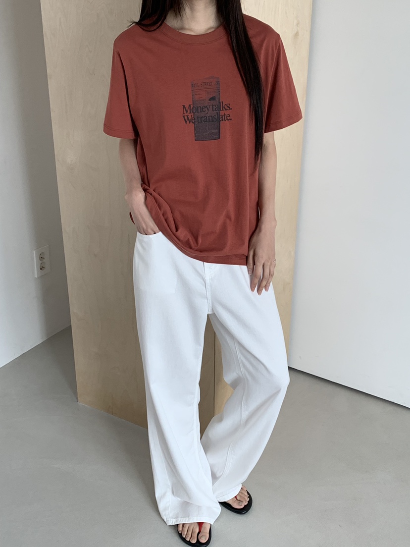 RIVER RAIN韓國直郵女裝新品人氣職業時尚熱賣推薦休閑T恤RIVER RAINT恤