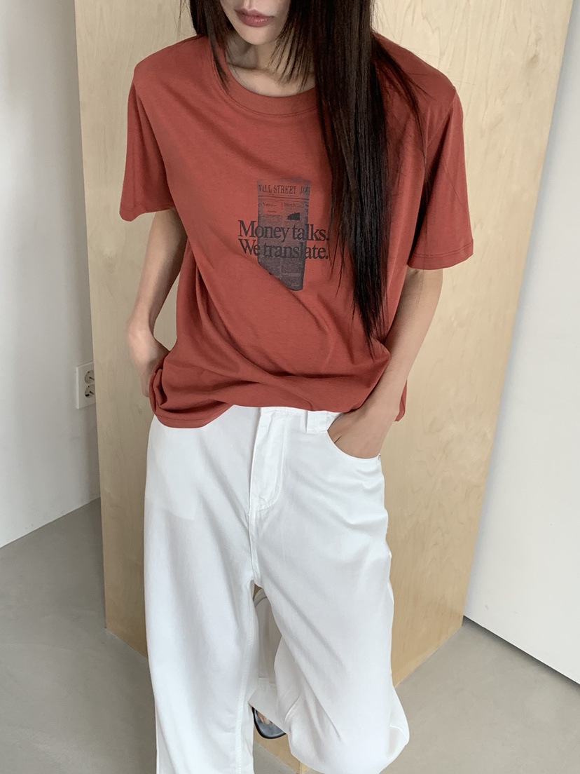 RIVER RAIN韓國直郵女裝新品人氣職業時尚熱賣推薦休閑T恤RIVER RAINT恤