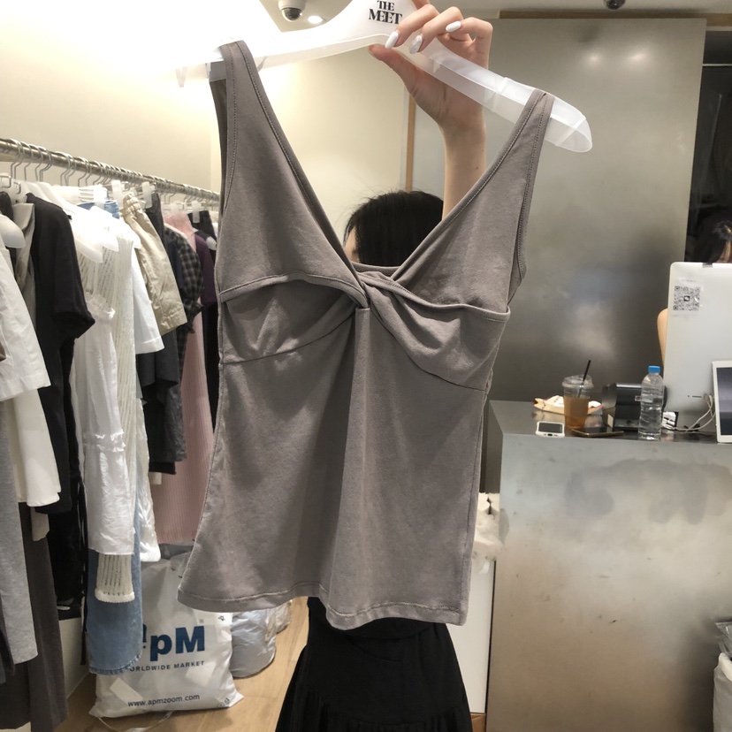 MEET ME韓國直郵女士新款職業人氣時尚推薦吊帶背心無袖MEET ME吊帶/背心圖色2