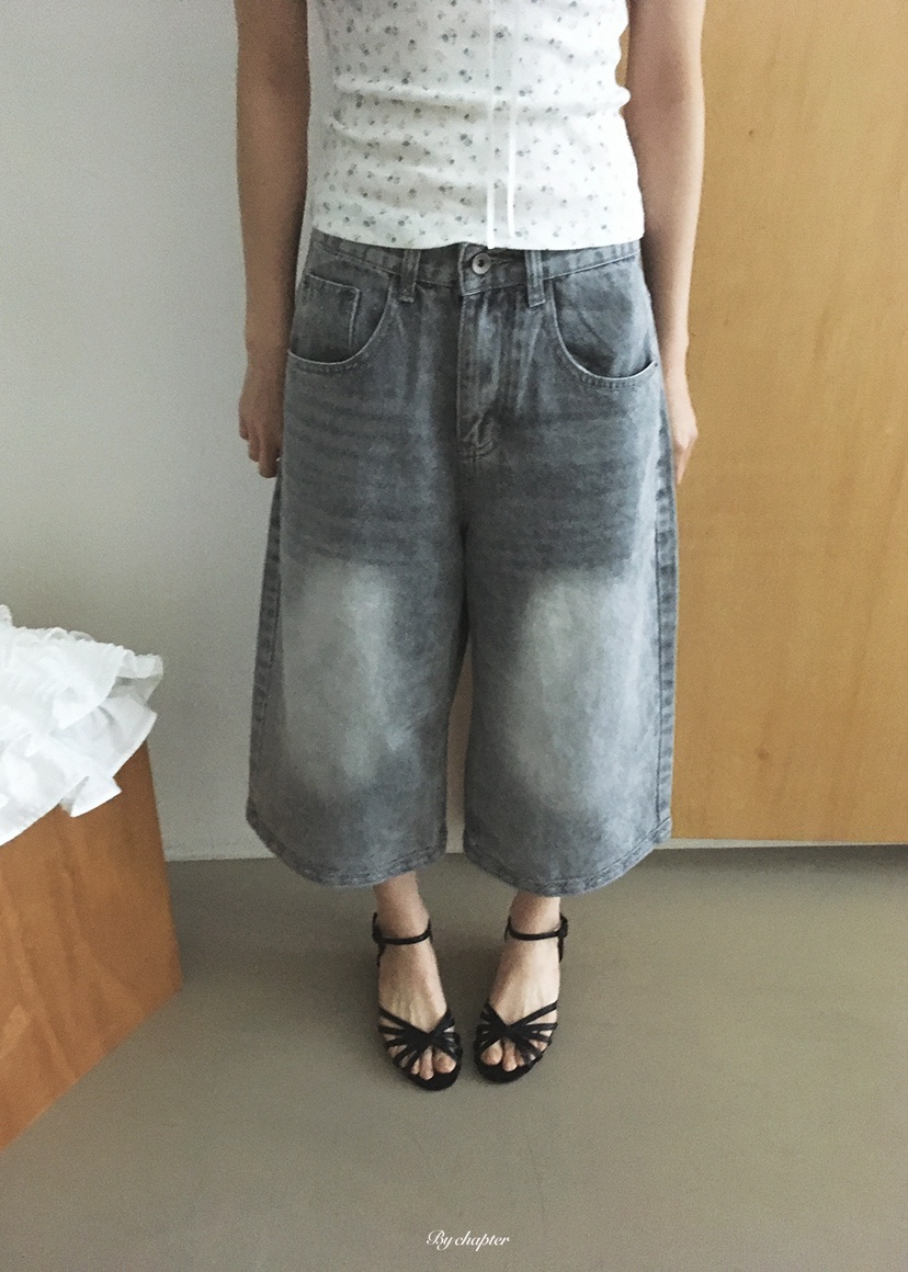 BY CHAPTER韓國東大門代購女士新品職業人氣熱賣26春夏牛仔褲BY Chapter牛仔褲