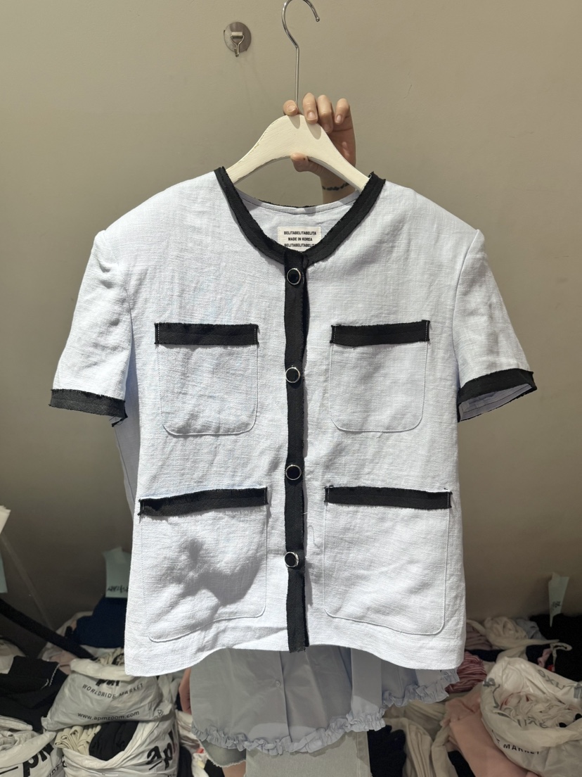 BELITA-L韓國直郵女裝新品26夏季職業休閑26春夏夾克亞麻BELITA-L夾克圖色2