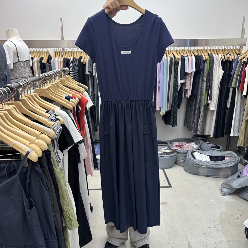 SPECIAL韓國直郵女士新款26夏季職業人氣時尚推薦連衣裙SSPECIAL連衣裙圖色4藍色