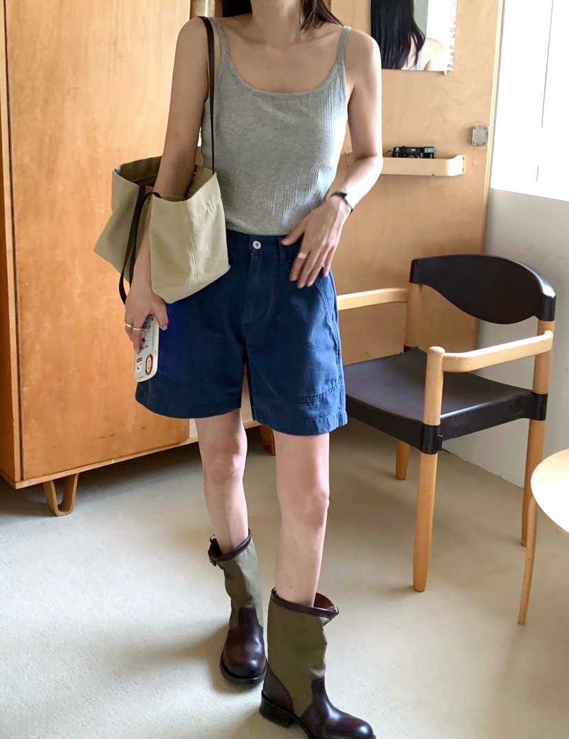 COURGETTE韓國直郵實拍女裝新款26夏季推薦休閑職業吊帶背心COURGETTE吊帶/背心