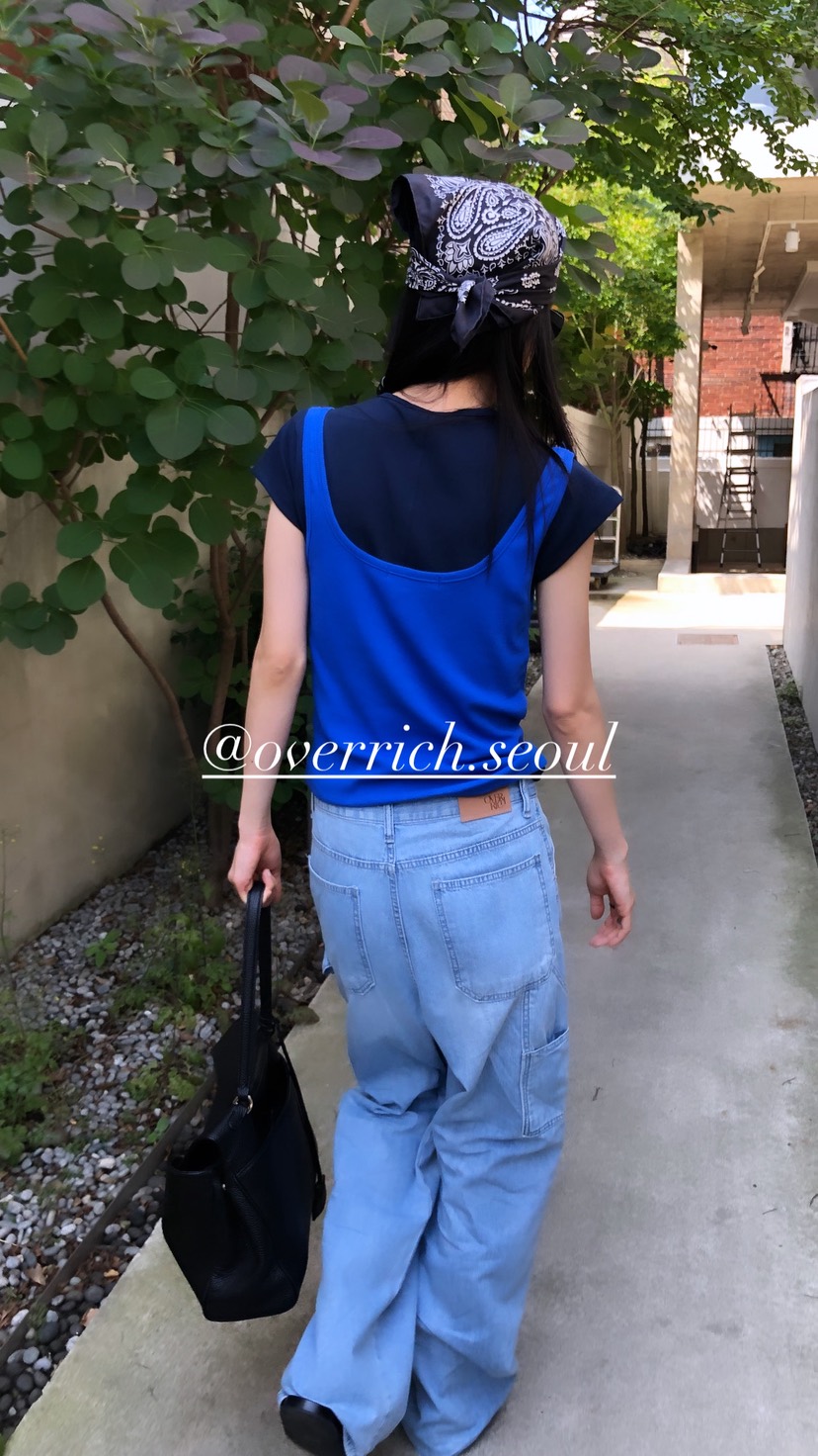 OVER RICH韓國直郵女裝新品熱賣26春夏26夏季時尚吊帶背心OVER RICH吊帶/背心