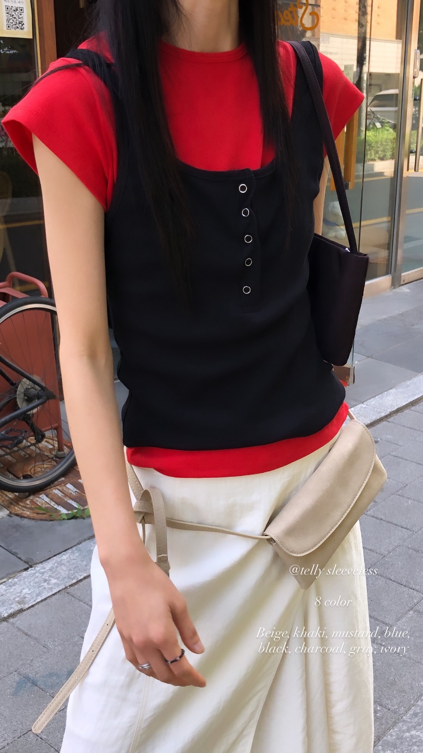 OVER RICH韓國直郵女裝新品熱賣26春夏26夏季時尚吊帶背心OVER RICH吊帶/背心