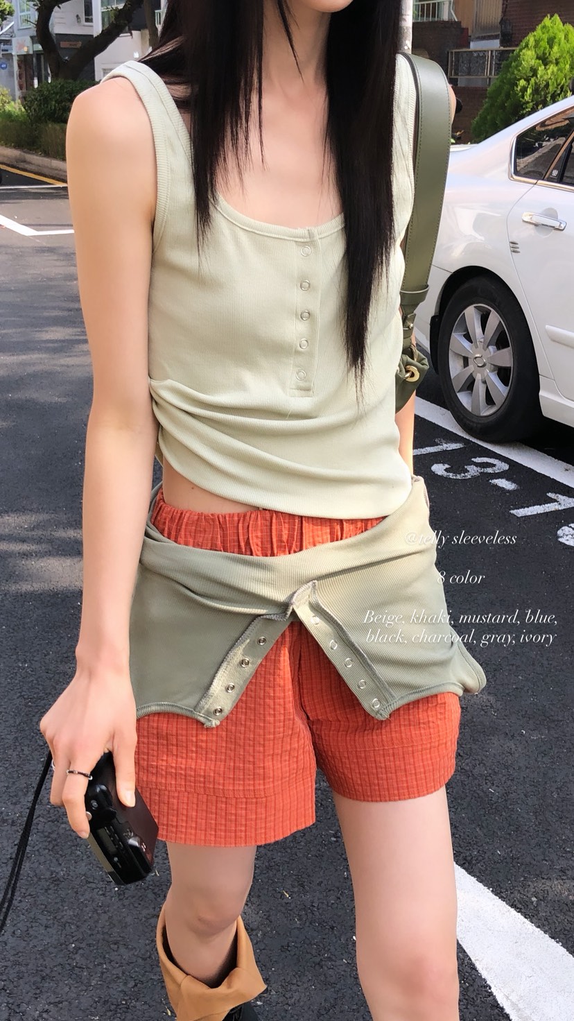 OVER RICH韓國直郵女裝新品熱賣26春夏26夏季時尚吊帶背心OVER RICH吊帶/背心