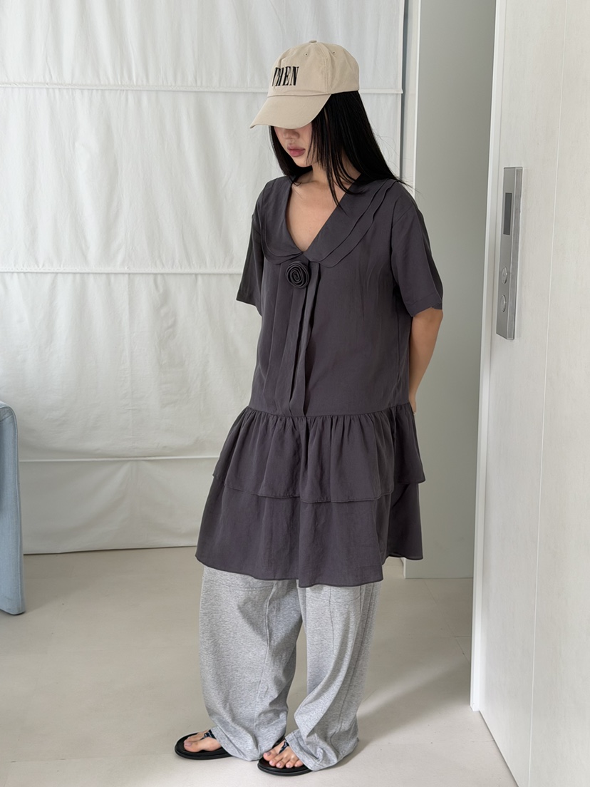 KARE/WEREPIECE韓國直郵女士新品休閑26夏季職業連衣裙SKARE/WEREPIECE連衣裙