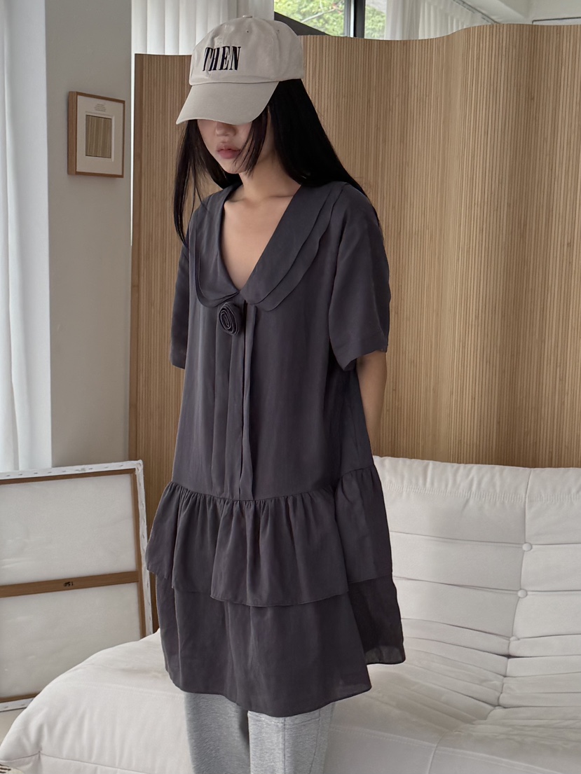 KARE/WEREPIECE韓國直郵女士新品休閑26夏季職業連衣裙SKARE/WEREPIECE連衣裙