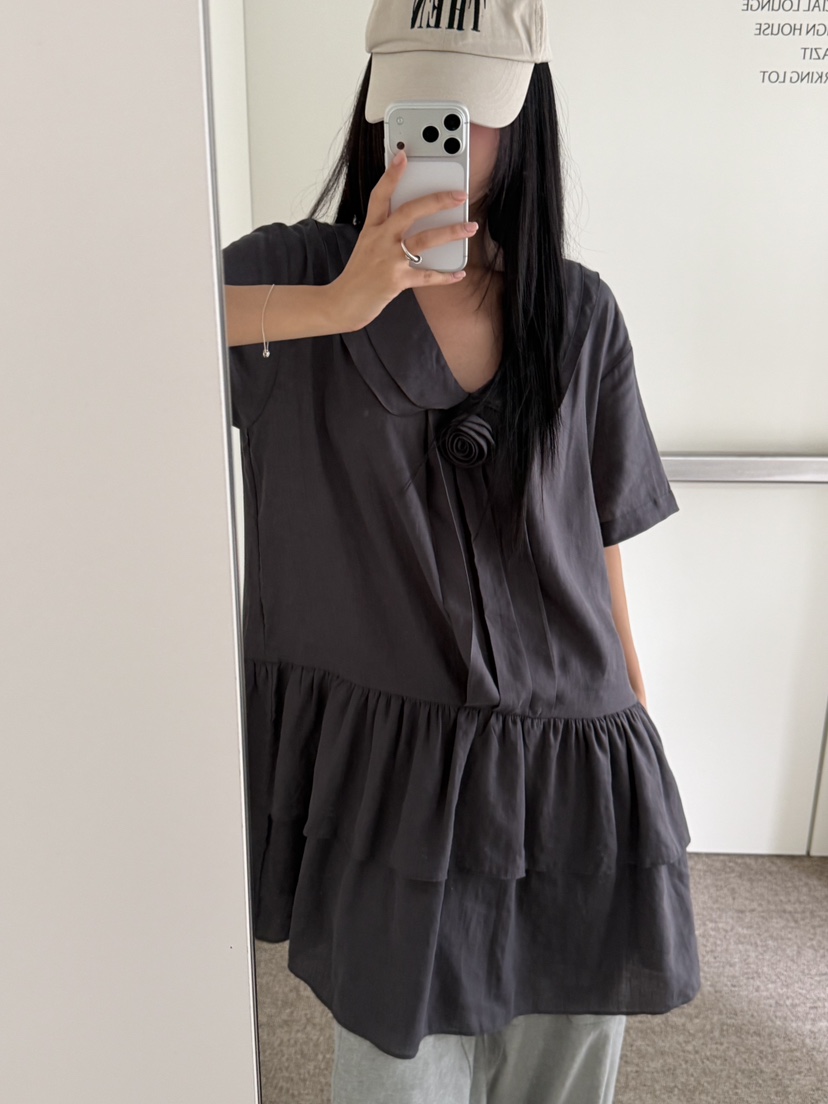 KARE/WEREPIECE韓國直郵女士新品休閑26夏季職業連衣裙SKARE/WEREPIECE連衣裙