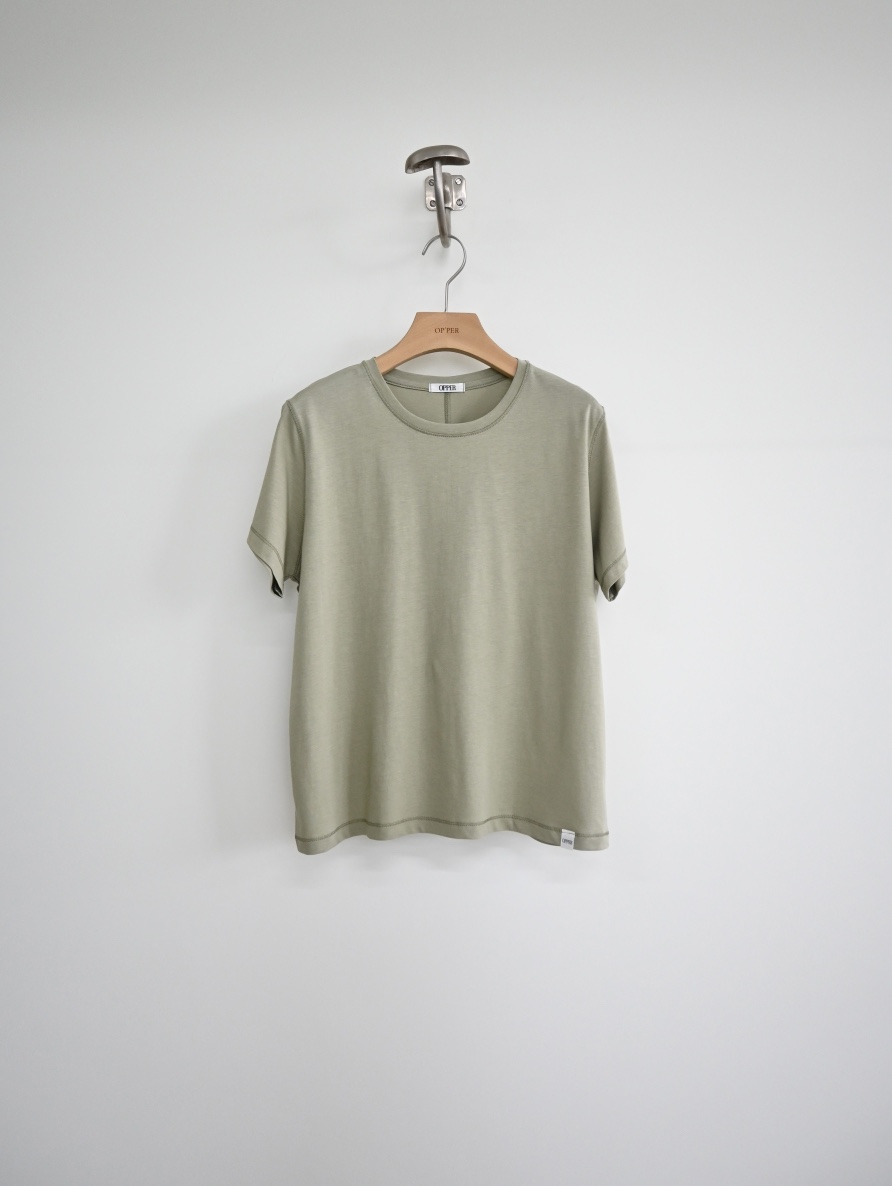OP PER東大門實拍韓國女裝新品26夏季26春夏休閑熱賣T恤OPPER-simplebeigeT恤圖色1