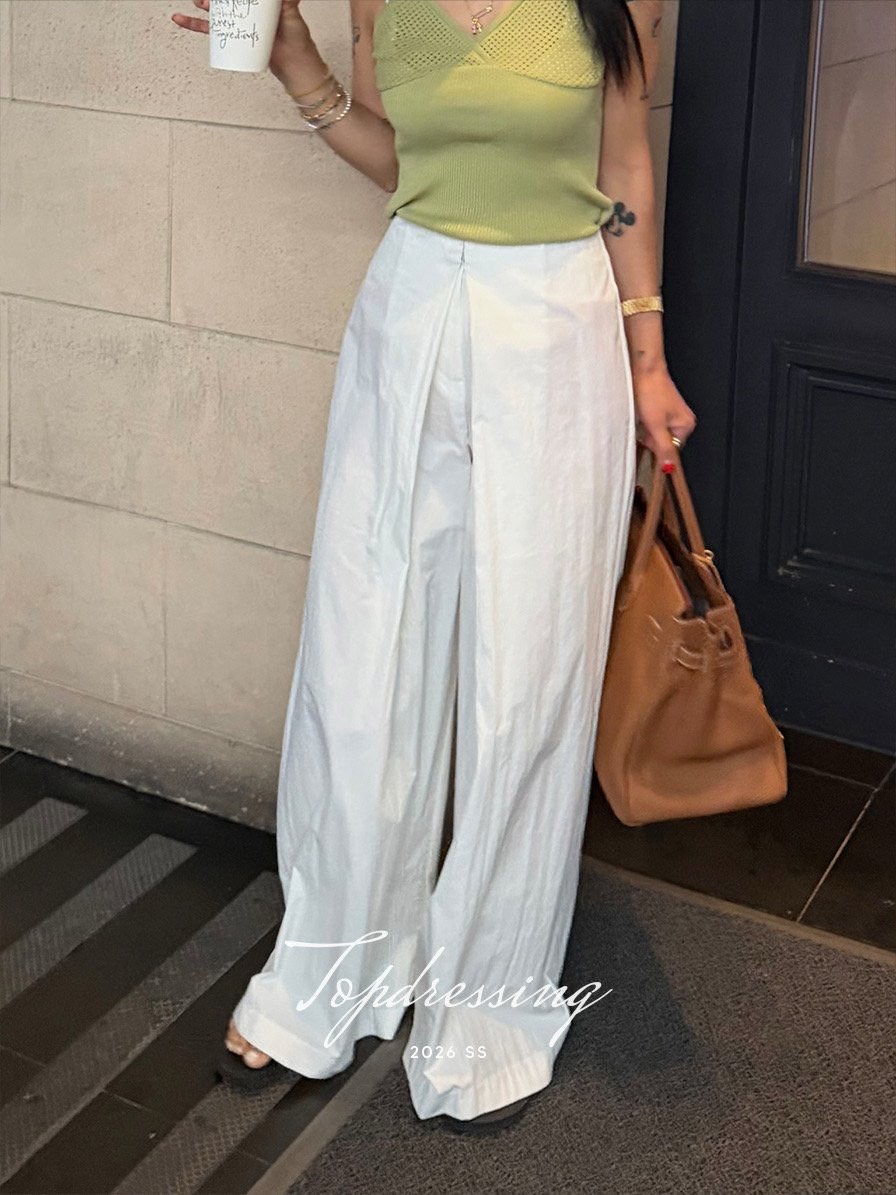 TOPDRESSING韓國東大門代購女士新品休閑人氣26春夏休閑褲TOPDRESSING休閑褲圖色1