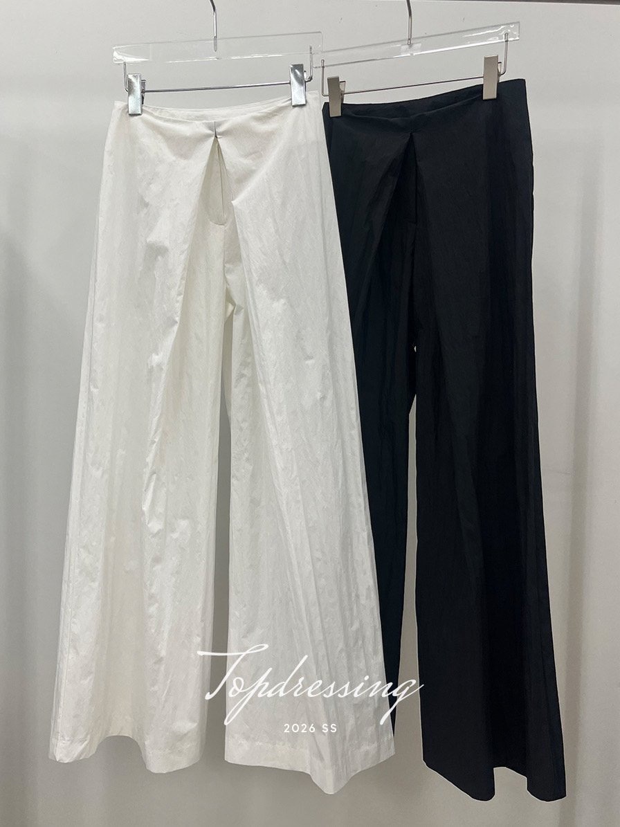 TOPDRESSING韓國東大門代購女士新品休閑人氣26春夏休閑褲TOPDRESSING休閑褲圖色2左二色