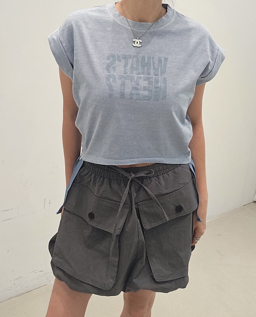 NEOUL東大門實拍韓國女裝新品職業休閑熱賣推薦時尚短裙SNEOUL/ahin雙領標簽短裙